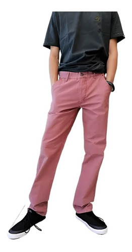Pantalon Juvenil Slim Fit 5n114-mi15 Terracota Maui And Sons