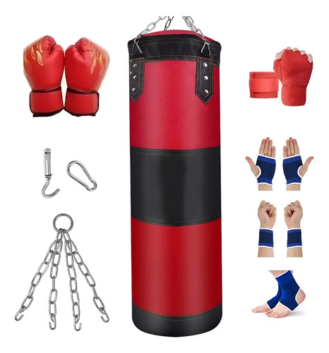 Guantes De Boxeo + Juego De Ejercicios Con Sacos De Arena