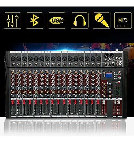 Mezclador De Audio Bluetooth Studio Interfaz De Sistema De E