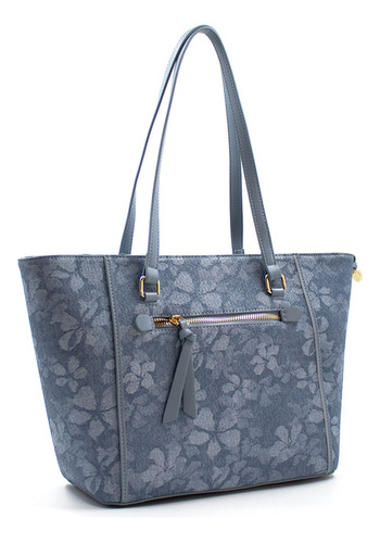 Bolsa Casual Con Flores Mm Italy L3156 