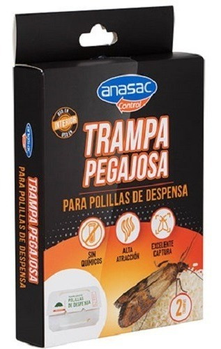 Trampa Pegajosa Para Polillas De Despensa 2 Unidades Anasac