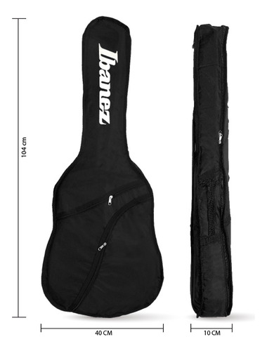 Funda De Guitarra Acústica Doble Hombrera Envio Gratis