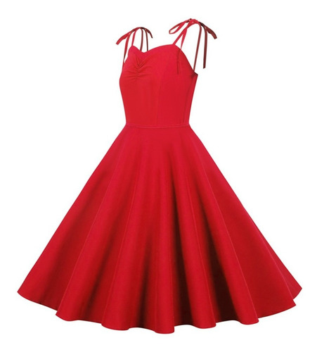 Sexy Señora Swing Vestidos De Fiesta Sin Tirantes Casual Ves
