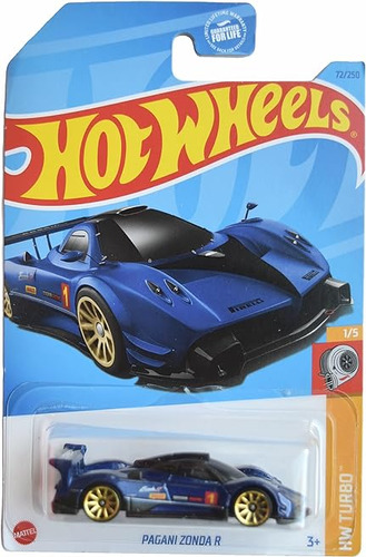 Hot Wheels Pagani Zonda R Hw Turbo Azul 72 250