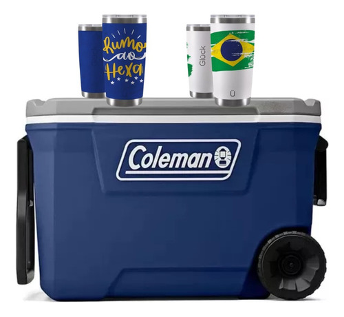 Caixa Térmica 316 Séries 62qt 58,7l Lakeside C/rodas Coleman