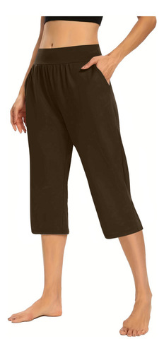 Pantalones Elegantes Y Elásticos Lisos Para Ropa De Mujer De