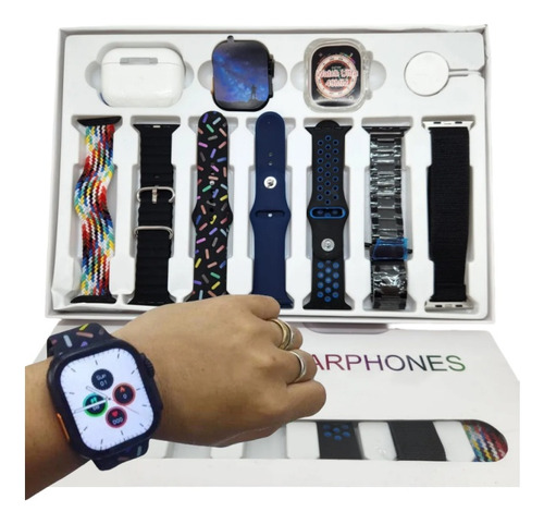 Kit Smartwatch I20 Ultra Max 2025 Con Altavoces Bluetooth