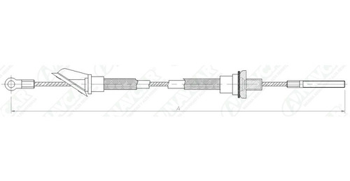 Guaya Embrague Fiat 147 1979 - 1983