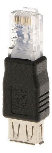 ¡ Adaptador Rj45 Macho A Usb 2.0 Hembra Para Ethernet Lan