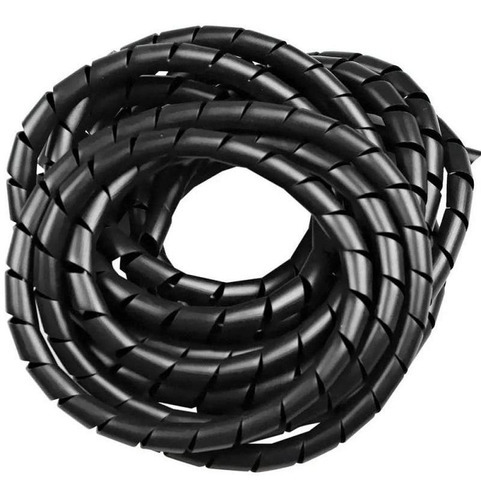 Protetor De Cabos Espiral 2m X 18mm Preto 2898210018 Vonder