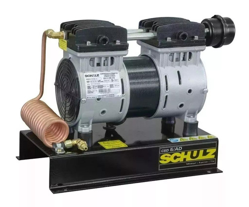 Imagem 3 de 3 de Compressor De Ar Direto Mono 220v 1cv C/base Csd5/ad Schulz