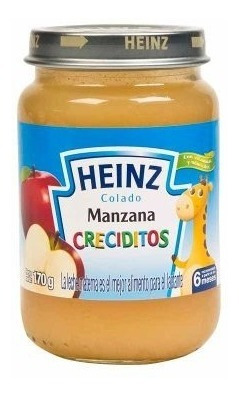 Papilla Heinz Creciditos Manzana 170g - Bebés Y Niños