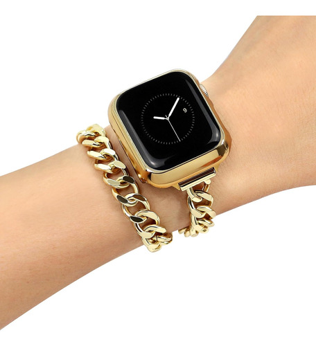 Malla Pulsera Para Iwatch Series 9-1/se/ultra 38 40 41mm (d)