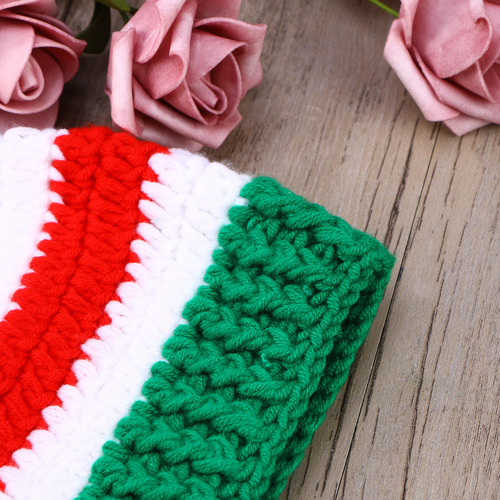 Sombrero Para Recién Nacido Hecho A Mano, Tejido A Ganchillo