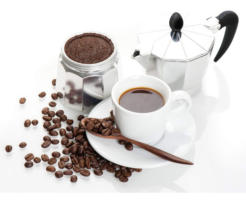 Cafetera Italiana Moderna De 6 Tazas Inox Cafe Oferta Regalo