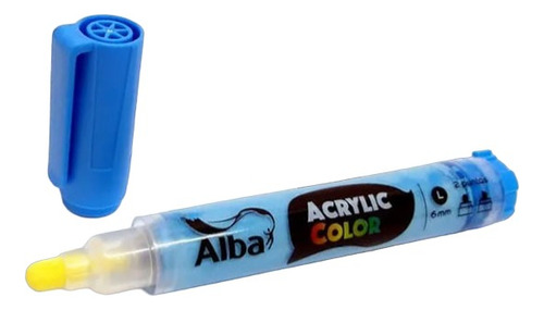 Marcador Alba Acrylic Color 6 Mm X 5 Unidades