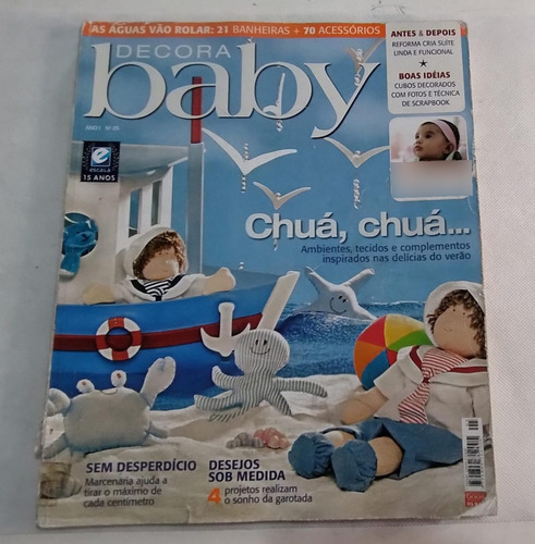 Revista Decora Baby Banheiras, Acessórios, Cubos Com Fotos (Usado)