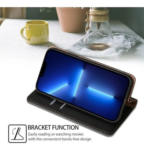 B Funda Protectora Para Motorola Carcasa Case De Cuero