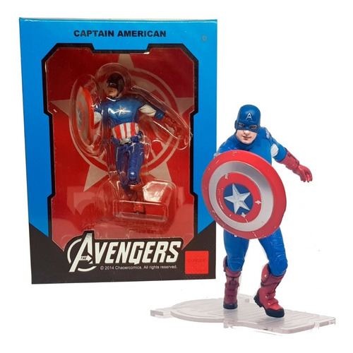  Figura Capitán América Con Su Emblemático Escudo Avengers