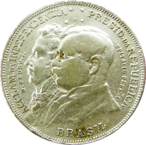 Brasil- 2.000 Réis De 1.922 - Centenário Independência - Pta