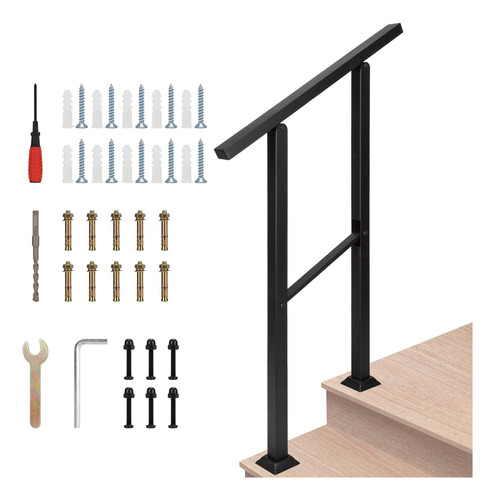 Handrails For Outdoor Steps, Outdoor Stair Railing Fits 1 To