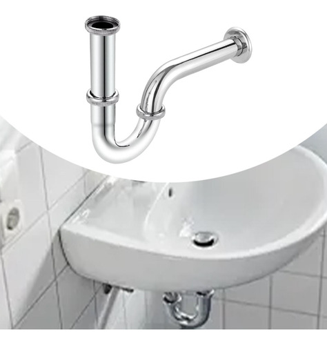 Basin Fregadero Trampa De Residuos Fregadero Desagüe 37 Cm