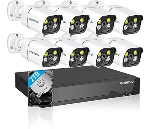 Wesecuu Poe Security Camera System, 4k 8ch Cctv Gm3fa