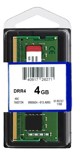 Memória 4gb Ddr4 Notebook Lenovo Ideapad 310-14lsk