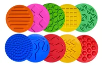 Comprar 10 Alfombrillas De Discos Sensoriales, Juguetes Sensoriales