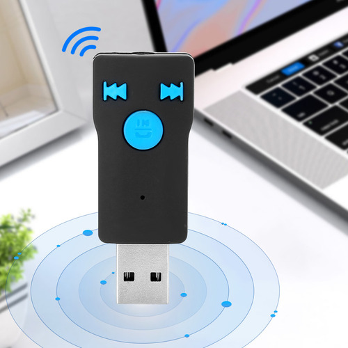 Receptor Bluetooth Usb De Doble Salida P/audio Inalámbrico