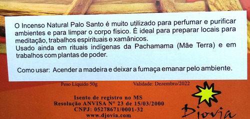Imagem 5 de 7 de Palo Santo Peruano 1 Kg Lascas + Água Florida 22ml