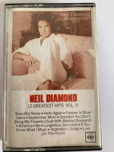 Cassette Neil Diamond 12 Greatest Hits Vol. Ii (1403