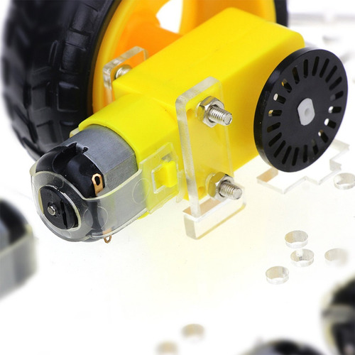 Chasis Carro Robot 2 Llantas For Arduino