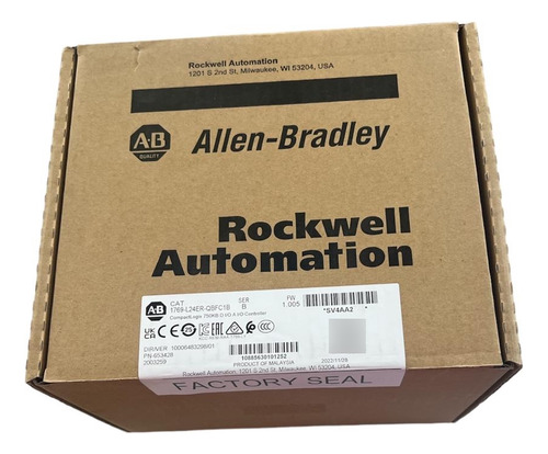 1769-l24er-qbfc1b Compactlogix Controller Allen Bradley