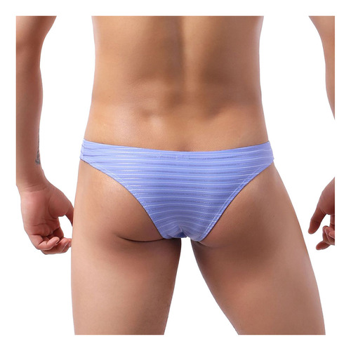 Braguitas De Bikini Para Hombre, Media Cadera, Cintura Baja,