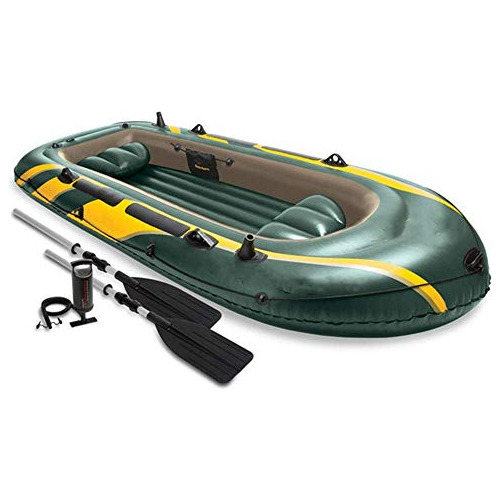 Kayak Inflable Para 4 Personas Pesca Remo Bote