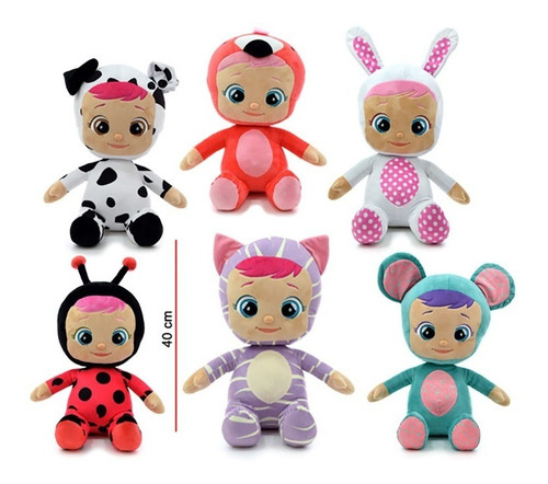 Imagen 1 de 1 de Cry Babies Peluche 40 Cm Educando