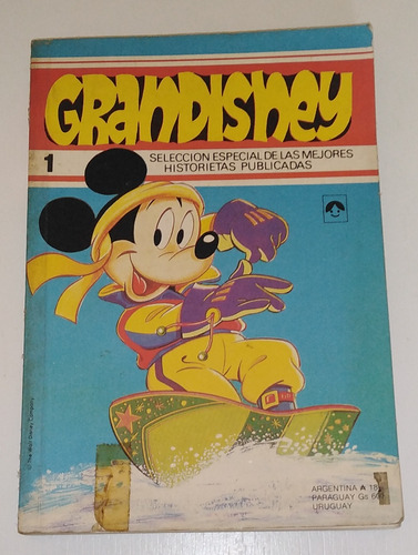 Libro Número 1 De Colección Grandisney Año 1988 Walt Disney