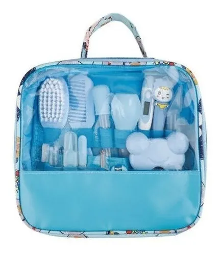 comprar Kit De Cuidados De Saúde De Beleza Do Bebê Com Termômetro Cor Azul