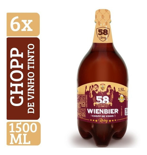 Chopp Wienbier 58 Vinho Tinto 1,5l (6un)