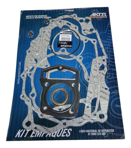 Kit Completo De Empaques Akt Cr5 Ttx Original