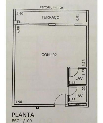 Sala Para Alugar, 40 M² Por R$ 1.100,00/mês - Brooklin - São Paulo/sp - Sa0316