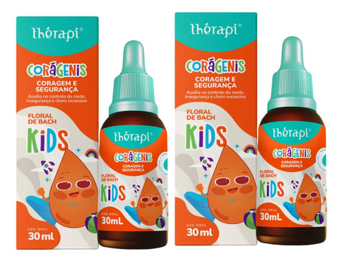 Kit C2 Floral Kids Coragenis 30 Ml - Therapi
