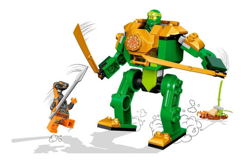 Imagem 5 de 10 de Lego Ninjago Robô Ninja Do Lloyd 57 Pç 2 Minifiguras - 71757