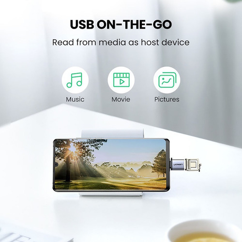 Adaptador Tipo C A Usb 3.0 Ugreen Convertidor Hembra