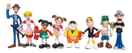 Paquete Con Las Figuras Del Chavo Del Ocho
