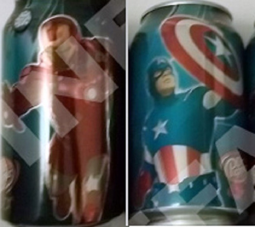 Vengadores. 2 Latas Cerradas Dr Pepper Marvel Avengers - C*f