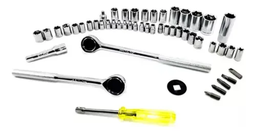 Juego De Copas Y Destornillador 52 Pcs