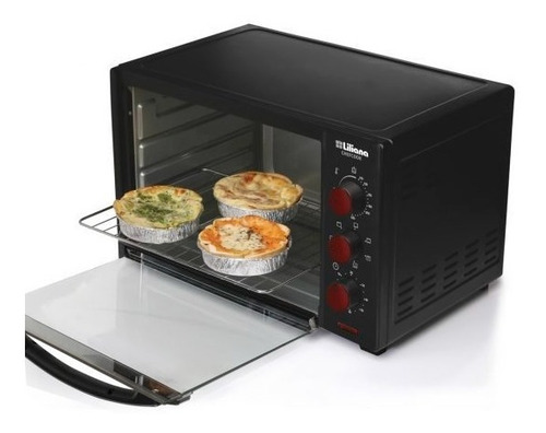 Horno de mesa eléctrico Liliana Chefcook AO946 46L negro/rojo 220V