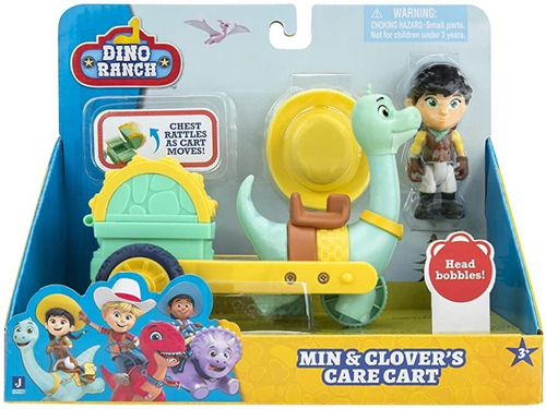 Muñeco Figura Dino Ranch - Min & Clover Care Cart
